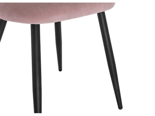 Стул на металлокаркасе Gabi 1 light purple/black (Арт.15085)