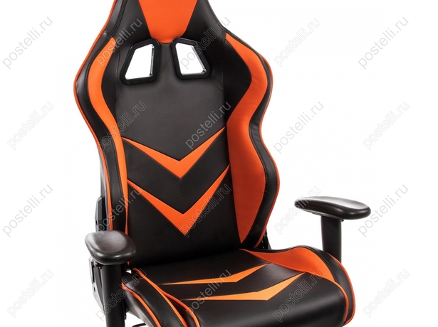 Игровое кресло Racer черное/оранжевое (Арт. 1855)