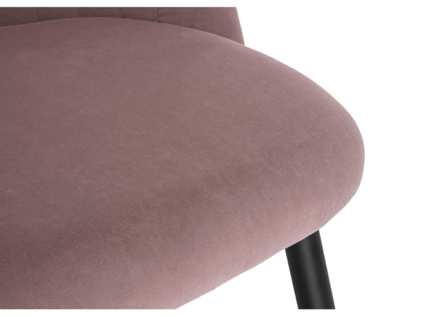 Стул на металлокаркасе Gabi 1 light purple/black (Арт.15085)