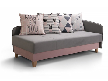 Тахта САНГ (серый/розовый)