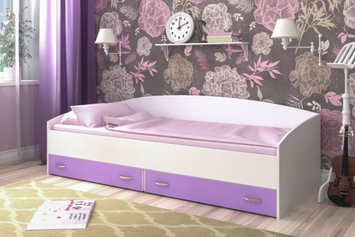 Кровать с выкатными ящиками Ярофф СПб