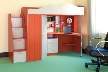 Кровать-чердак "Пионер-1" Ярофф СПб