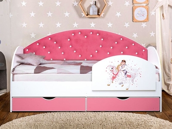Детская кровать-диван Сердце №1