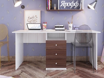 Стол письменный 2-х местный Ярофф СПб