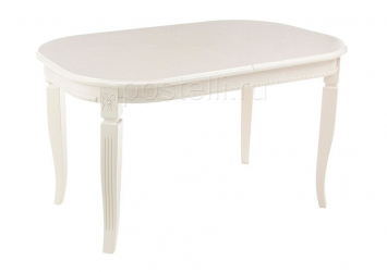 Стол Romeo молочный без патины (Арт. 438338)