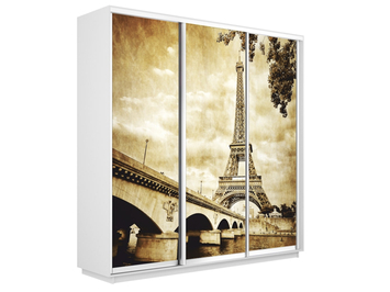 Шкаф-купе Экспресс 3-х дверный (Фото №1024 Париж)