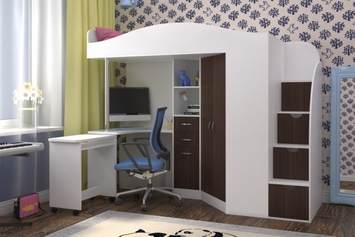 Кровать-чердак "Юниор-4" Ярофф СПб