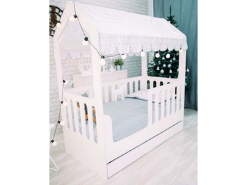 Кровать-домик с ящиком Мир Мебели