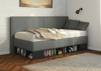 Односпальная кровать тахта Lancaster с матрасом Optima Classik EVS500