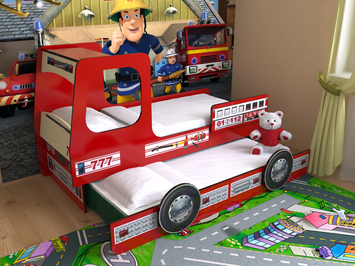 Детская двухъярусная кровать Пожарная №7 СлавМебель