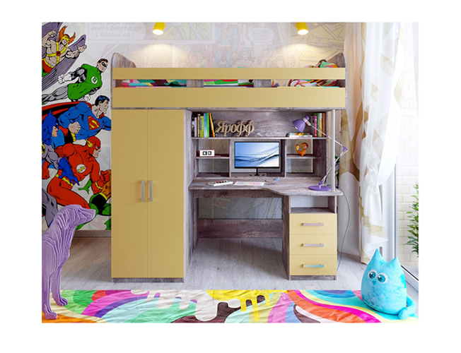 Кровать-чердак Ярофф СПб