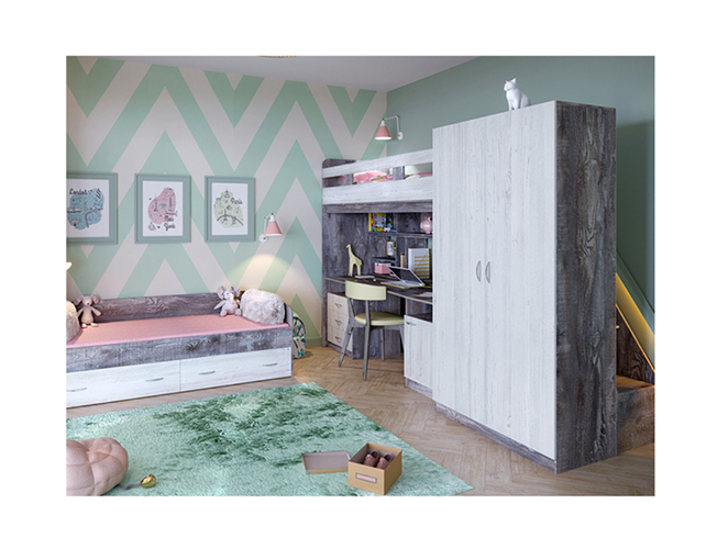 Кровать-чердак Юта 1 Ярофф СПб