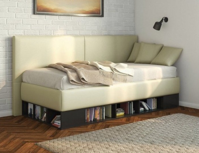 Односпальная кровать тахта Lancaster с матрасом Optima Classik EVS500