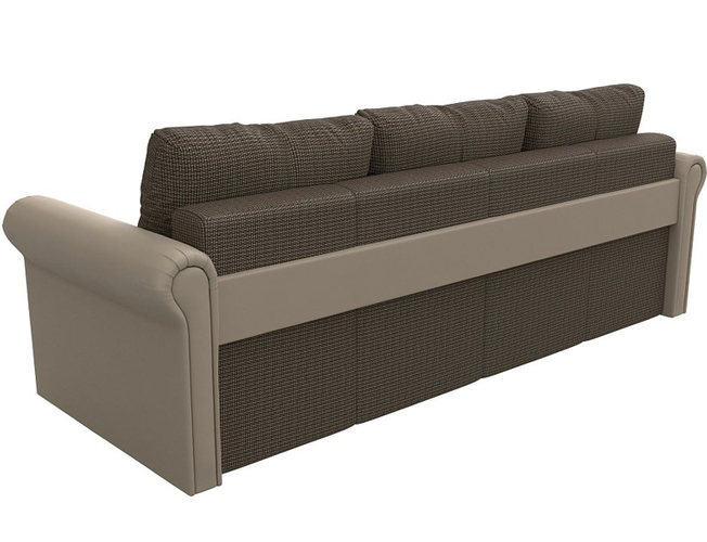 Диван прямой Европа (экокожа с тканью)