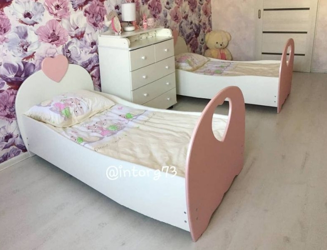 Детская кровать Сердце