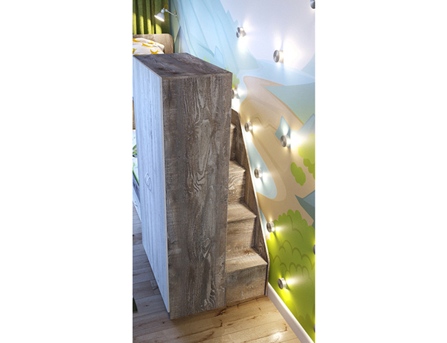 Кровать-чердак Юта 1 Ярофф СПб