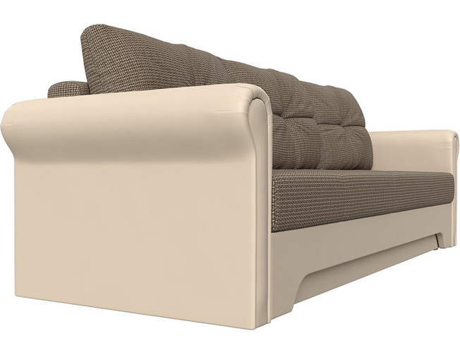 Диван прямой Европа (экокожа с тканью)