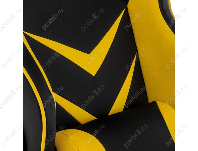 Игровое кресло Racer черное/желтое (Арт. 11379)