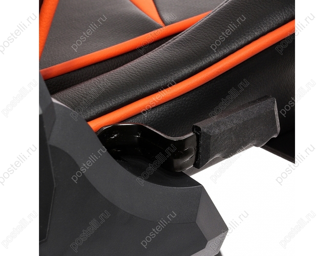 Игровое кресло Racer черное/оранжевое (Арт. 1855)