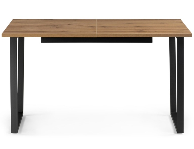 Стол раскладной Лота Лофт дуб вотан/ матовый черный (Арт.513033)