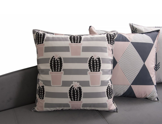 Тахта САНГ (серый/розовый)