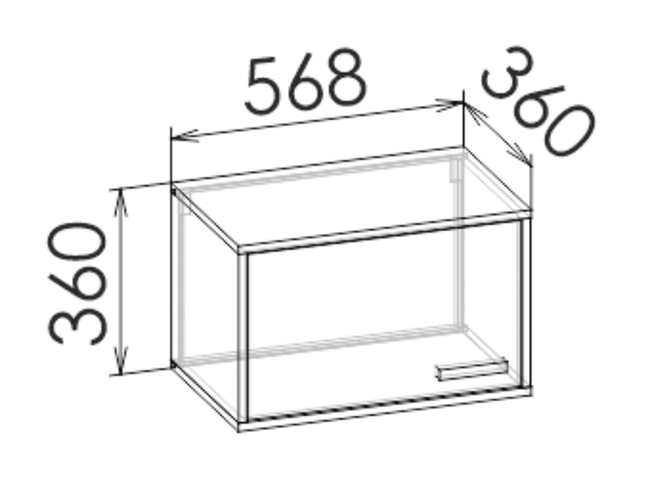 Шкаф навесной LIBERTY PINK