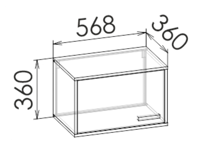 Шкаф навесной LIBERTY WHITE