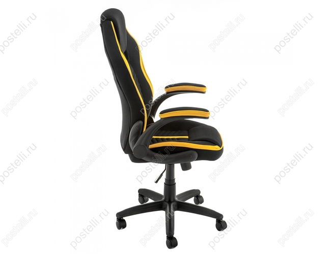 Игровое кресло Plast черный/желтый (Арт. 11322)
