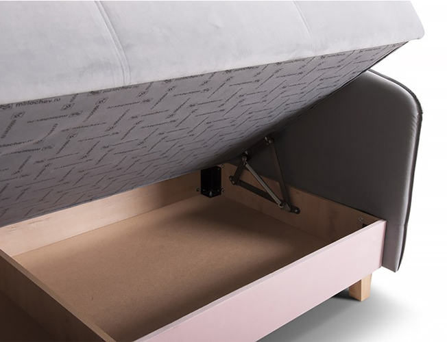 Тахта САНГ (серый/розовый)