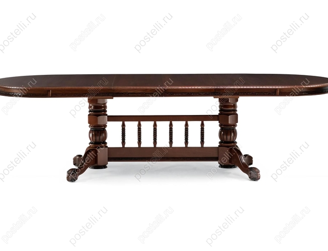 Обеденный стол Кантри орех/коричневая патина (Арт. 450825)