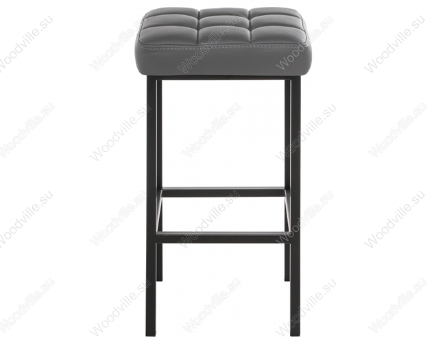 Стул Лофт кожзам темно-серый/черный матовый (Арт. 385633)