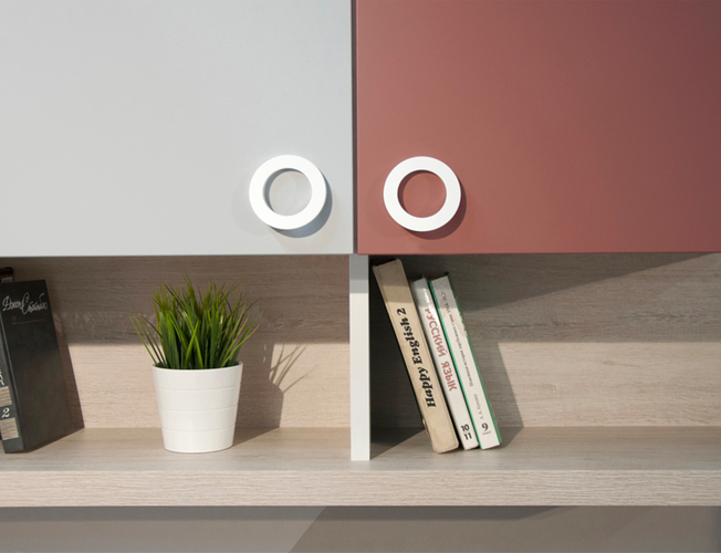 Шкаф навесной SMARTY PINK