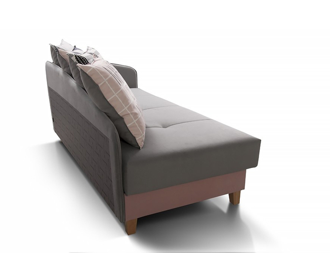 Тахта САНГ (серый/розовый)