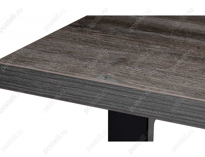 Стол Эльпатия 110 сосна пасадена/черный матовый (Арт. 368662) столешница