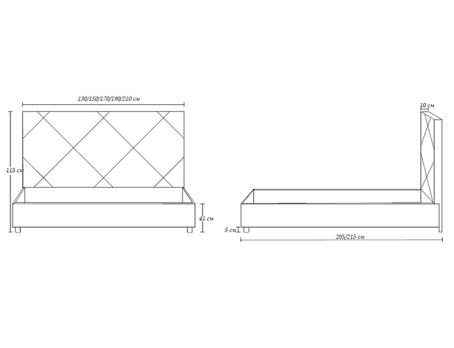 Кровать Альменно