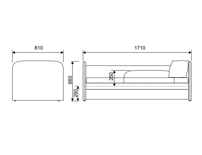 Кровать детская IVY