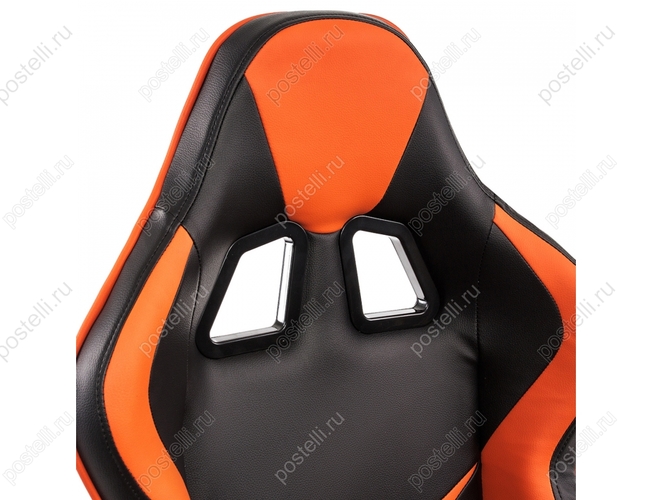 Игровое кресло Racer черное/оранжевое (Арт. 1855)