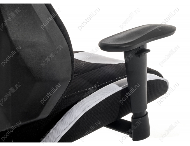 Игровое кресло Record белое/черное (Арт. 11483)