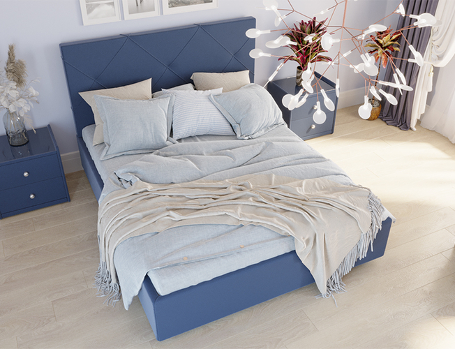 Кровать Альменно, фото в интерьере