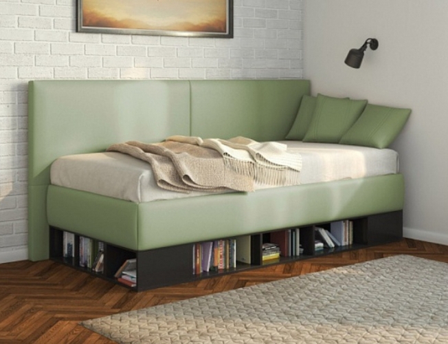 Односпальная кровать тахта Lancaster с матрасом Optima Classik EVS500