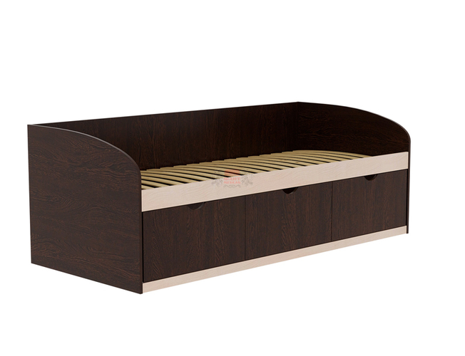 Кровать-8, Венге/Ясень анкор светлый