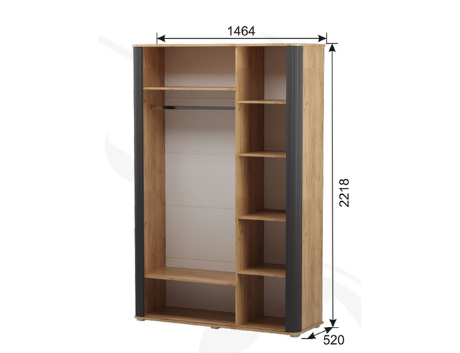 Шкаф 3-х дверный Ольга-2 ФАНТ