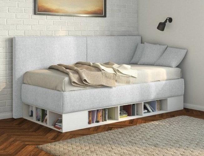 Односпальная кровать тахта Lancaster с матрасом Optima Classik EVS500