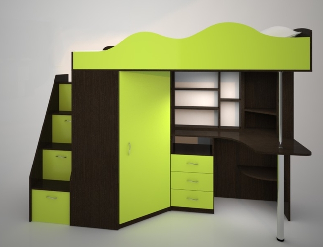 Кровать-чердак Ярофф СПб