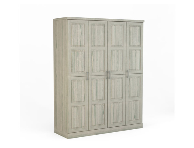 Шкаф распашной 4-х створчатый Варна Комби Тополь