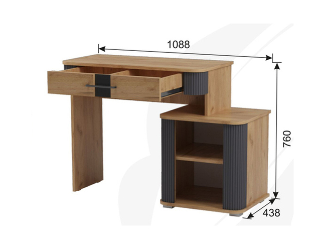 Стол туалетный Ольга-2 ФАНТ