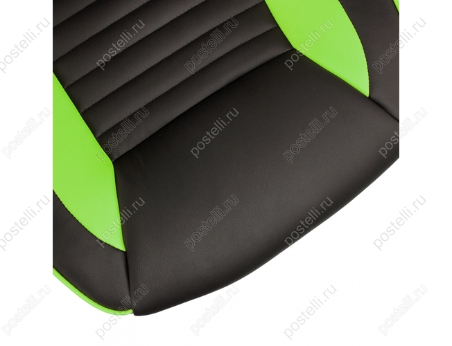 Игровое кресло Leon черное/зеленое (Арт. 1877)