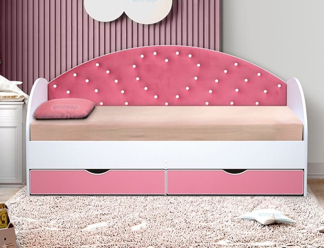 Детская кровать-диван Сердце №1