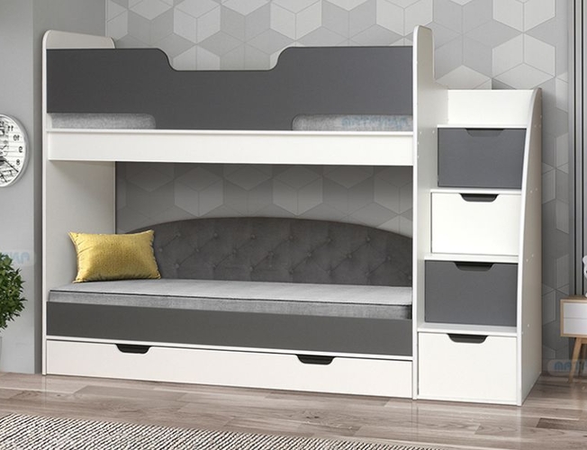 Двухъярусная кровать Юниор 13 (матрица)