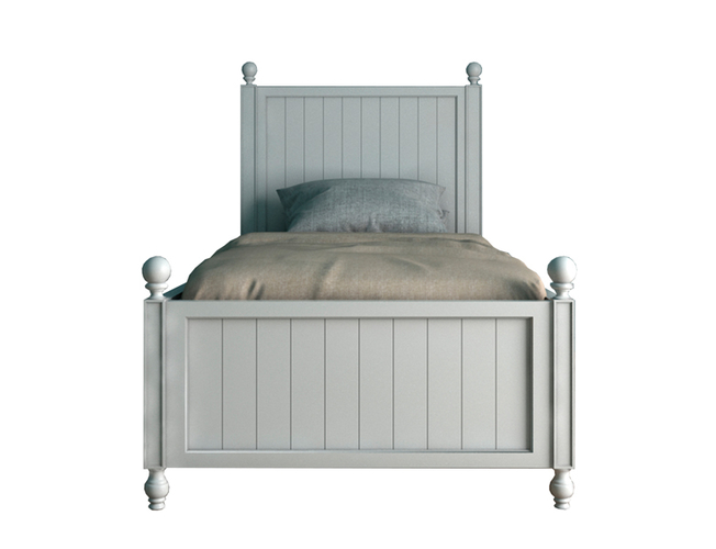 Односпальная белая кровать Palermo